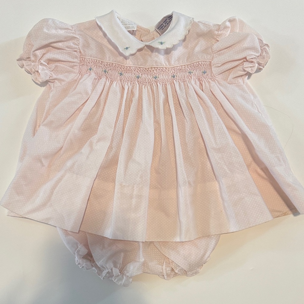 Petit Ami Pink Baby Outfit